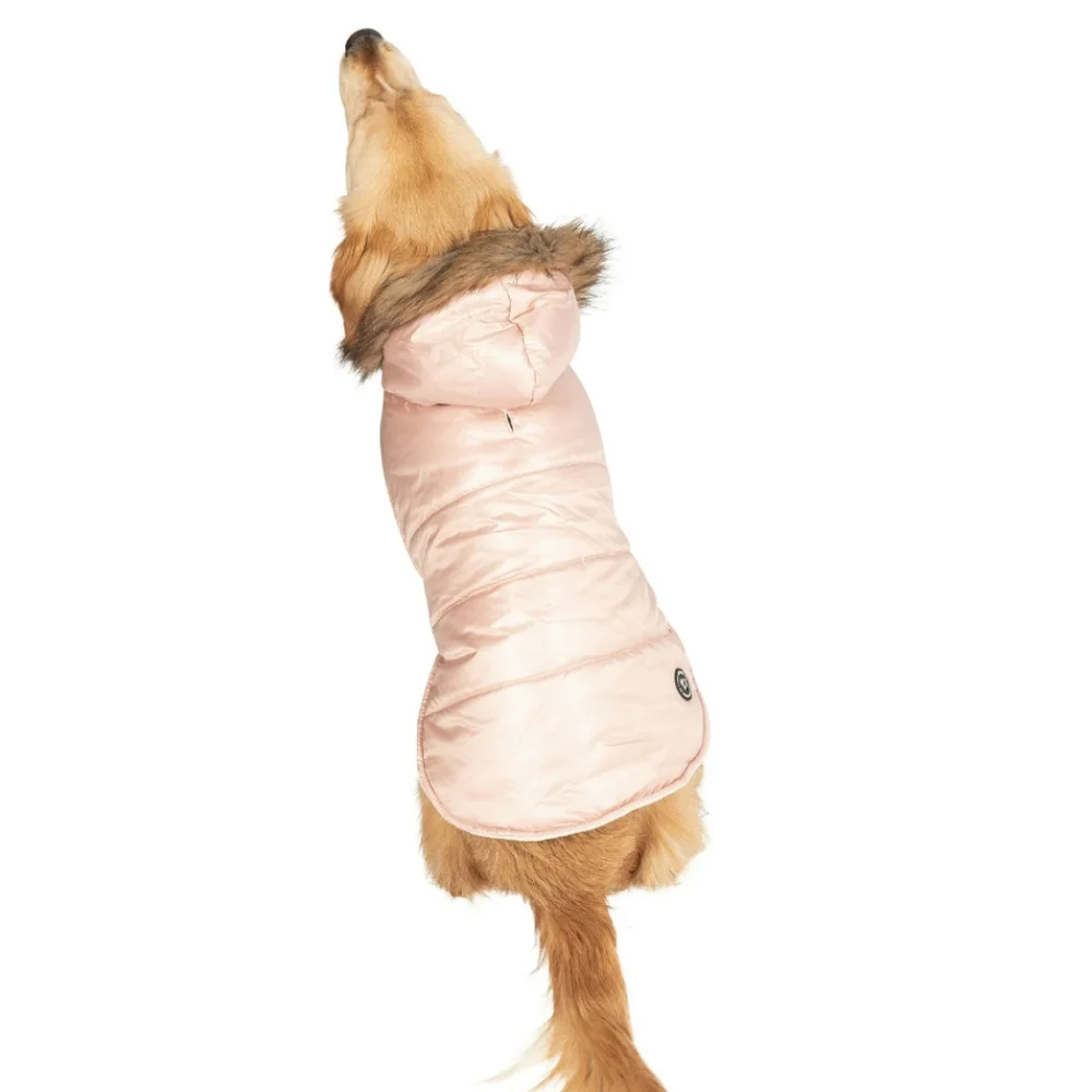 NWT Justice Dog Reversible Puffer Jacket